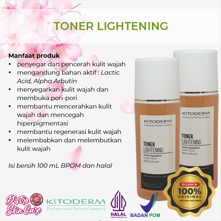 KITODERM TONER LIGHTENING 1 KITODERM TONER LIGHTENING