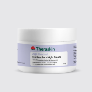 Krim Malam Untuk Kulit Kering Sensitif Plus Anti Aging Theraskin Advanced Age Revival Moisture Lock Night Cream
